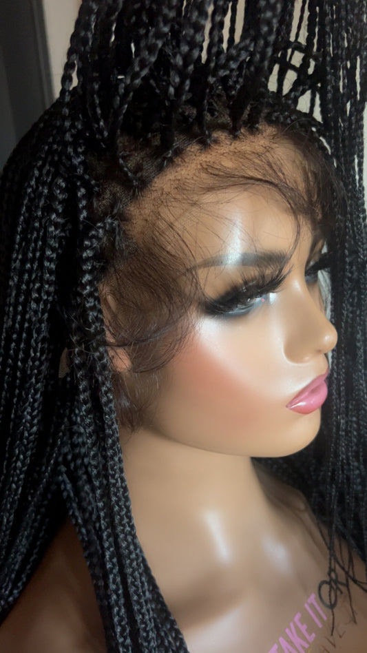 The Braid Illusion™ | 36” HD Full Lace Knotless Braided Wig