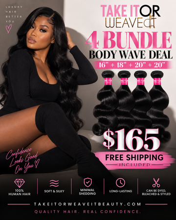 4 Bundle Body Wave Deal | 16” 18” 20” 20” | FREE SHIPPING