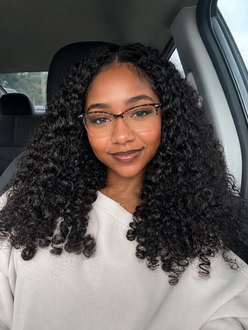 20” Burmese Curly 13x4 Lace Front Wig | 100% Human Hair | Natural Color