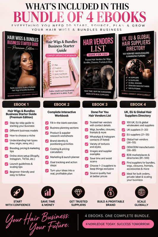 Hair Vendors List & Hair Business Starter Essentials